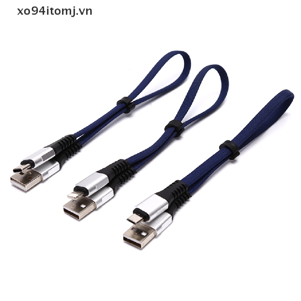 Dây cáp sạc/ truyền dữ liệu Micro USB Type-C 2.4A 30CM