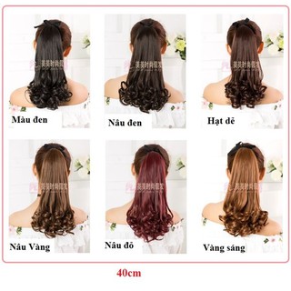 Tóc Giả Cột Xoăn Đuôi