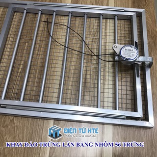 Khay đảo trứng - đảo lăn bằng nhôm - 56 trứng