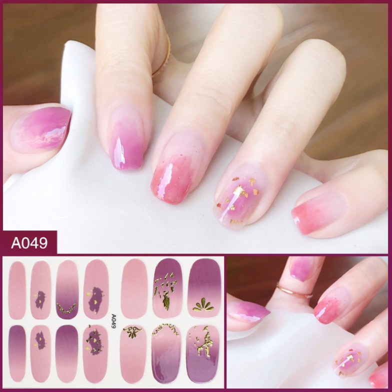 Nail sticker dán móng tay siêu kute, 3D chống nước thời trang chất lượng cao