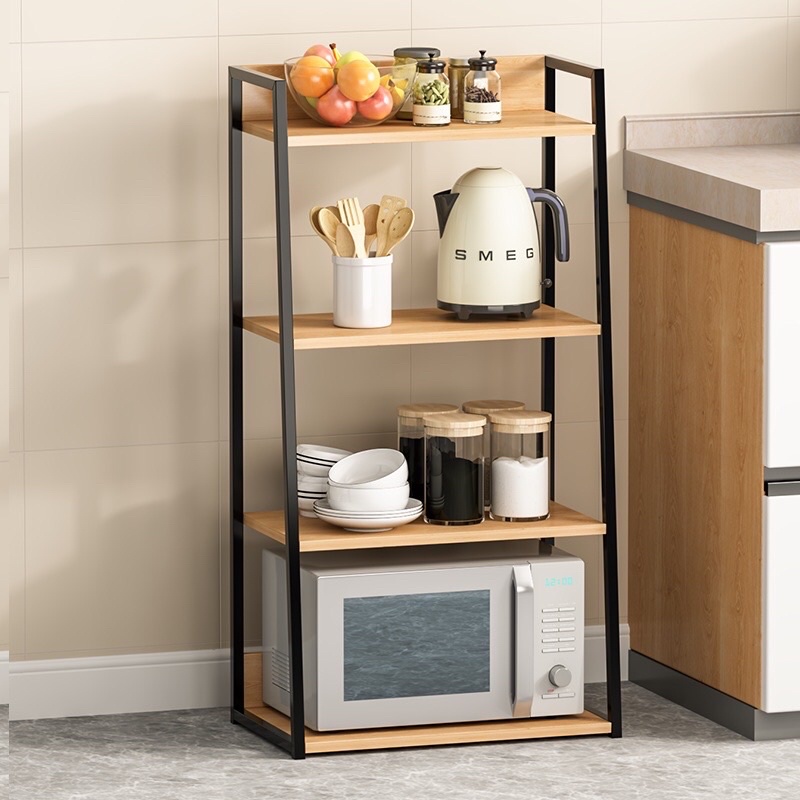 Kệ Gia Vị 4 tầng, Kệ Nhà Bếp Đa Năng Khung Sắt Chống Ghỉ GM06