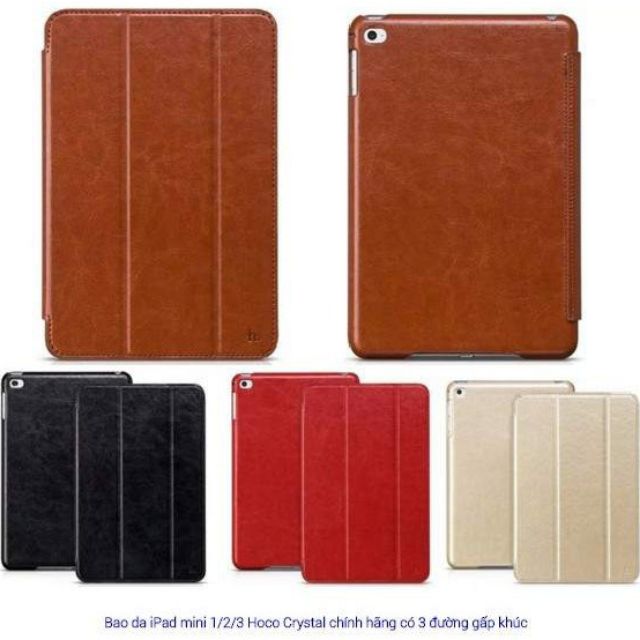 Bao da iPad Mini 1/2/3 chính hãng Hoco Crystal