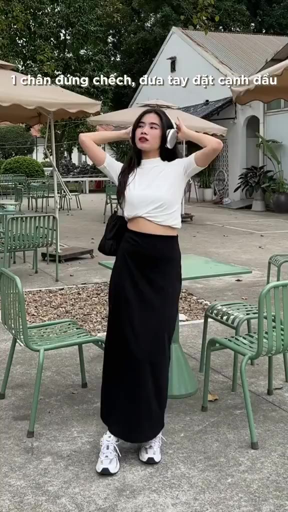 Chân váy dài chữ a , chân váy dài chất thun co giãn cạp phẳng phong cách thời trang Ellyz Cvthundangdai257/p3k7 | BigBuy360 - bigbuy360.vn