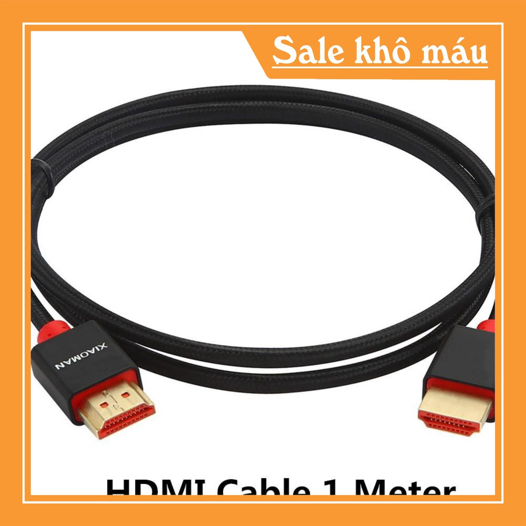 Dây Cáp HDMI XIAOMAN 1.5M (Xả Kho) Dây cáp HDMI Chất Lượng Cực Tốt. Dây Bọc Dù Siêu Bền.DHG1 .c