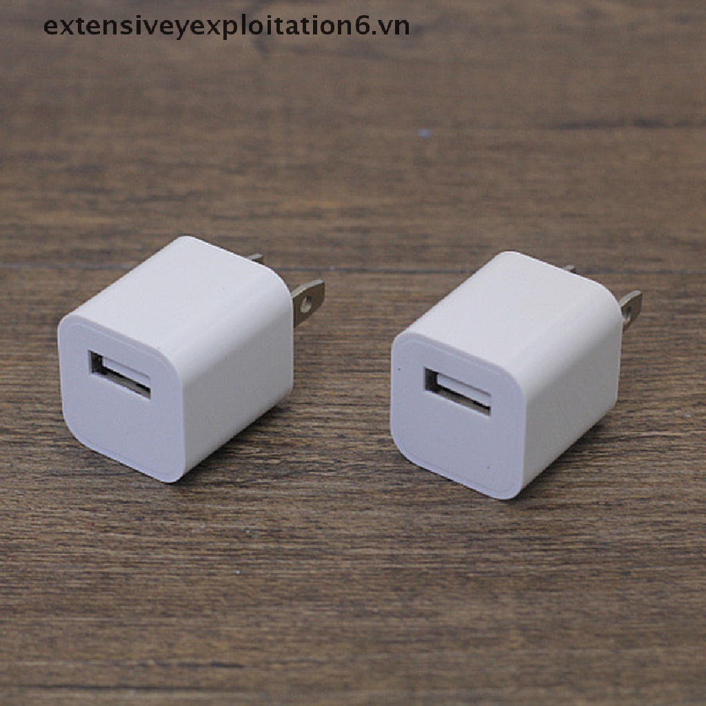Bộ Sạc Chuyển Đổi Sạc H 5V 1A USB Kép Thông Dụng 5V 1A