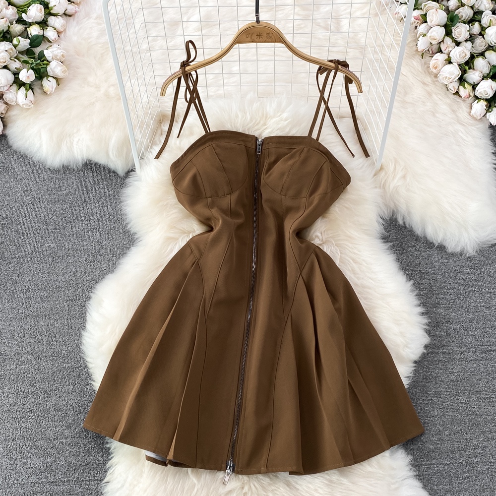 Đầm hai dây sexu tôn dáng có đệm ngực có size