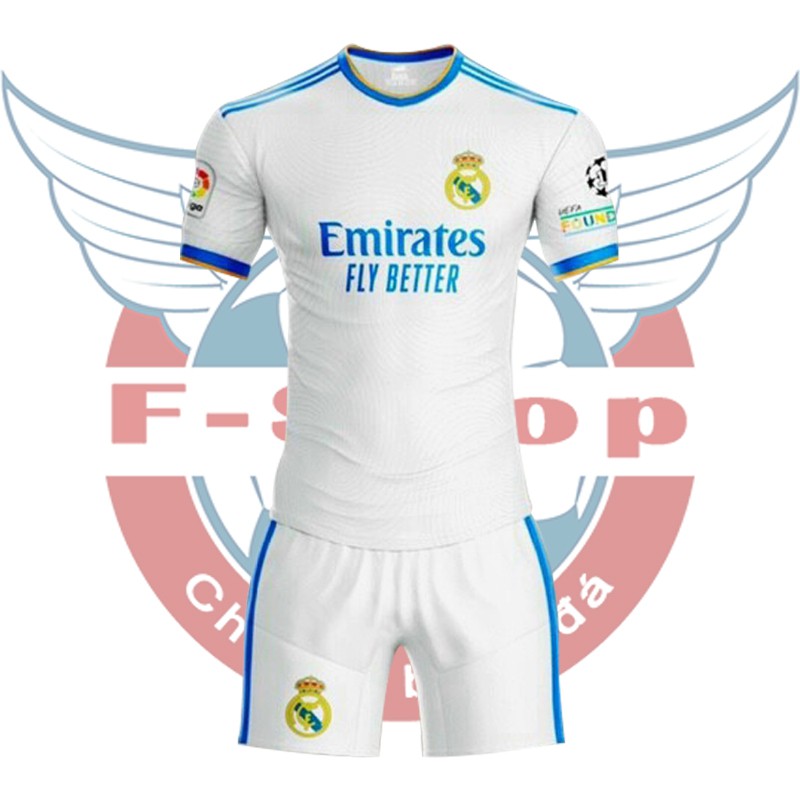 Bộ quần áo bóng đá câu lạc bộ Real Madrid - Áo bóng đá CLB giải Laliga - Bộ đồ bóng đá đẹp