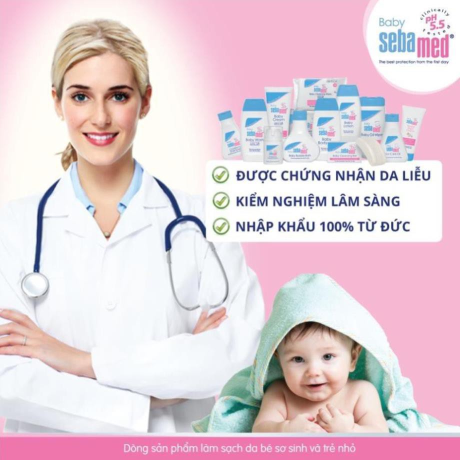 Sebamed Sữa tắm gội dịu nhẹ toàn thân cho trẻ sơ sinh và trẻ nhỏ pH 5.5 - 200ml (SBB08)