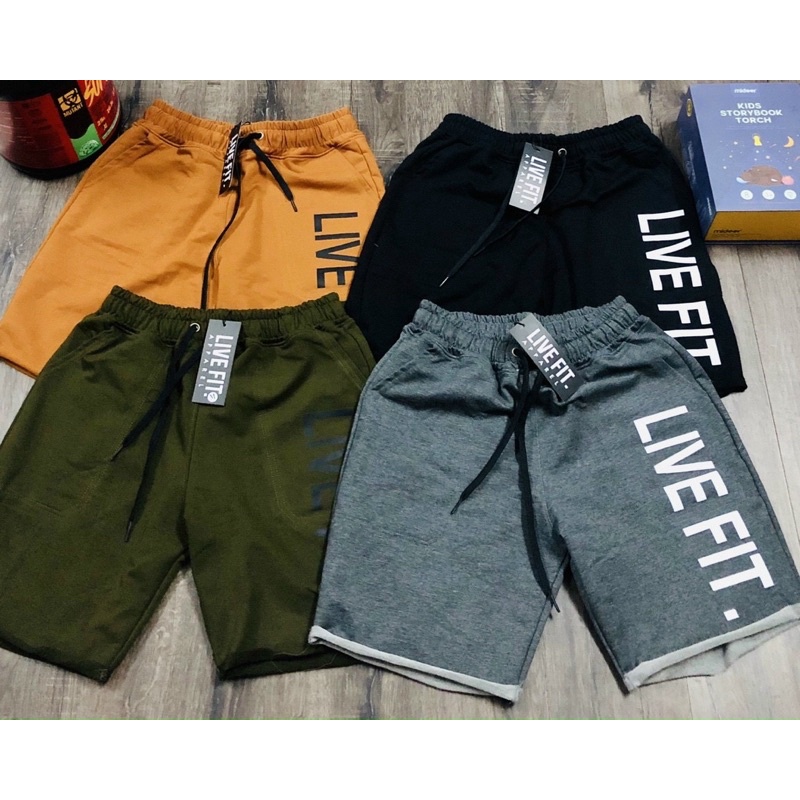 [sale sốc] quần short gym nam LIVEFIT,quần short thun nam cưc chất