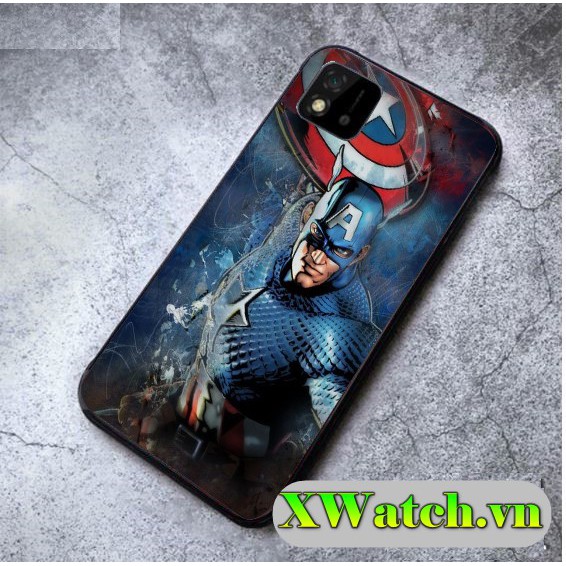 Ốp lưng phủ bóng Realme C20 Realme C11 Realme 5/5i/5S RealmeQ/Realme 5 pro Realme C3 Realme 3 họa tiết Avengers