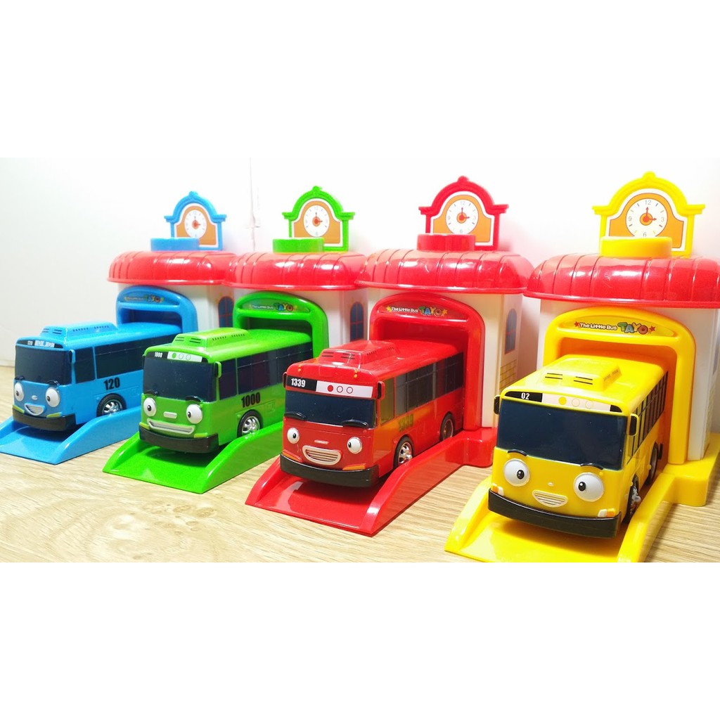 Combo Bộ xe bus Tayo 4 chiếc