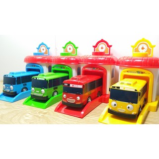Combo Bộ xe bus Tayo 4 chiếc (4 màu khác nhau)
