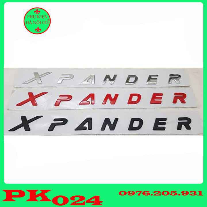 Logo Chữ Xpander Nổi Dán Đuôi Xe Ô Tô Mitsubishi Xpander