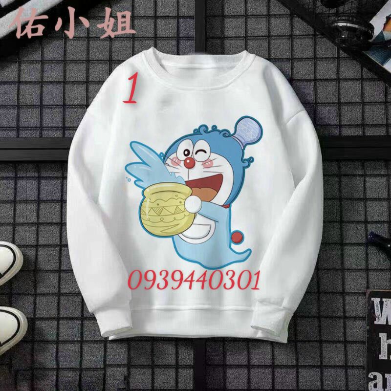 Áo đoremon unisex nam nữ dài tay