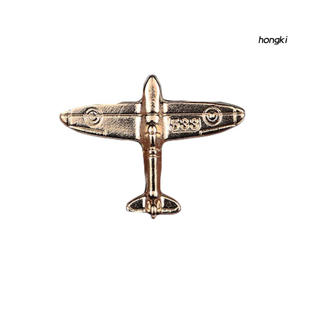 (Hàng Mới Về) Ghim Cài Áo Hình Máy Bay Đính Đá Nhân Tạo Đẹp Mắt