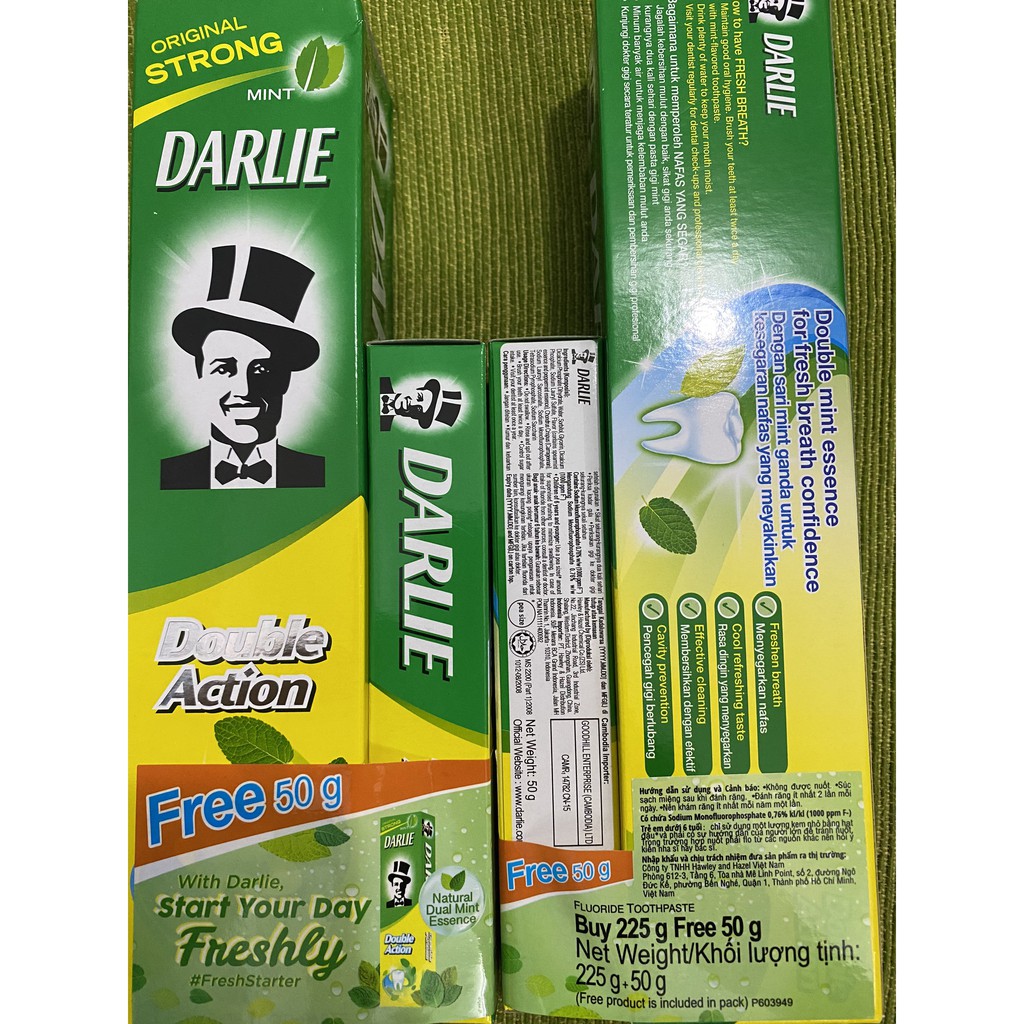 Kem Đánh Răng Darlie Double Action (225g)