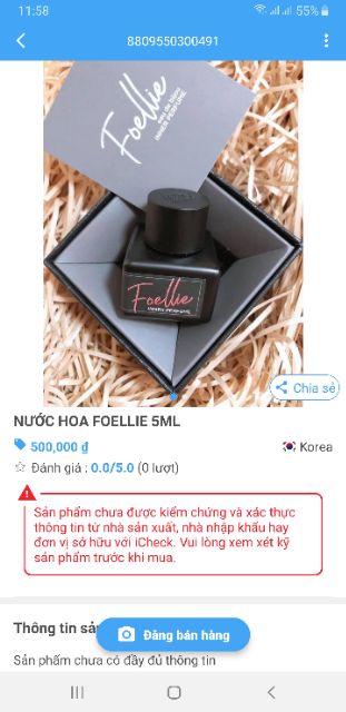 Nước Hoa Vùng Kín Foellie  , sẵn 3 màu Đen - Đỏ-Trắng . | BigBuy360 - bigbuy360.vn
