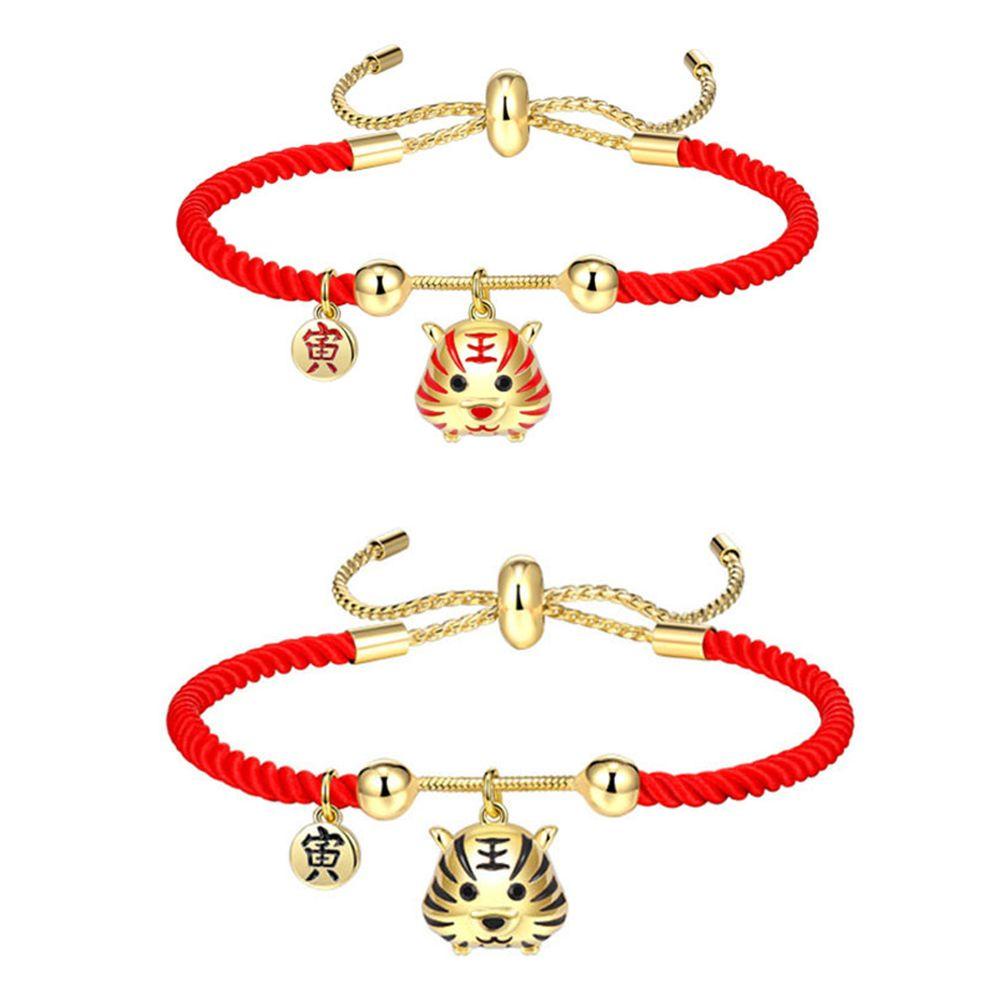 Vòng Tay Dây Bện Phối Mặt Hợp Kim Họa Tiết Hoạt Hình Sáng Tạo Cho Nam Nữ