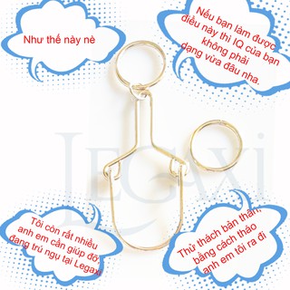 Móc Khóa IQ Iron Puzzle
