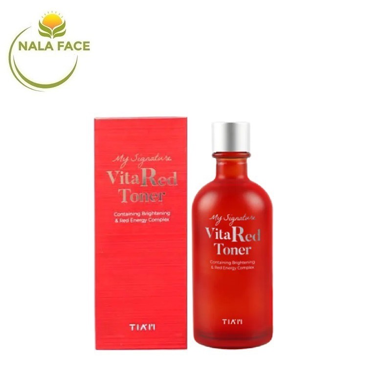 Nước Hoa Hồng Dưỡng Trắng, Se Khít Lỗ Chân Lông Tiam My Signature Vita Red Toner 130ml