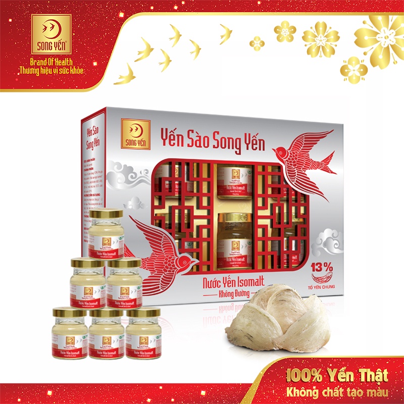 Nước Yến Isomalt 13% Song Yến dành cho người tiểu đường/ăn kiêng