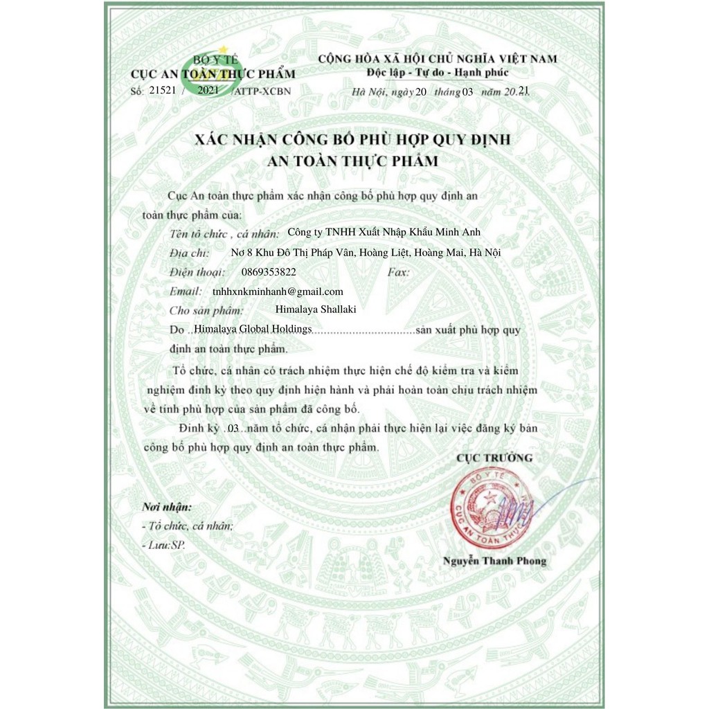 Hỗ trợ xương khớp - HIMALAYA SHALLAKI