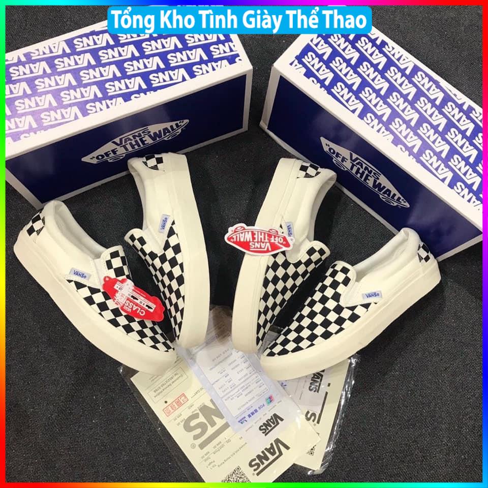 Giày thể thao Vans in chữ Fear of God có dây buộc nam nữ hot nhất năm 2022 full box bill
