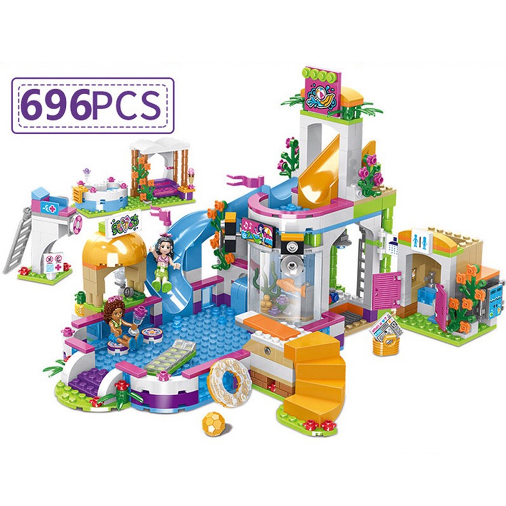 Bộ Lego Lắp Ghép Friends Công Viên Vui Chơi / 550 Mảnh Ghép. Lego Ninjago Đồ Chơi Cho Bé