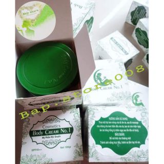 Kem dưỡng trắng da body No1 có chữ in nổi trên nắp hộp [mỹ phẩm auth]