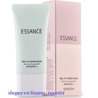 Kem lót 30ml hiệu chỉnh sắc da kiểm soát dầu Essance Veil Fit Green Base SPF20 Chính Hãng.