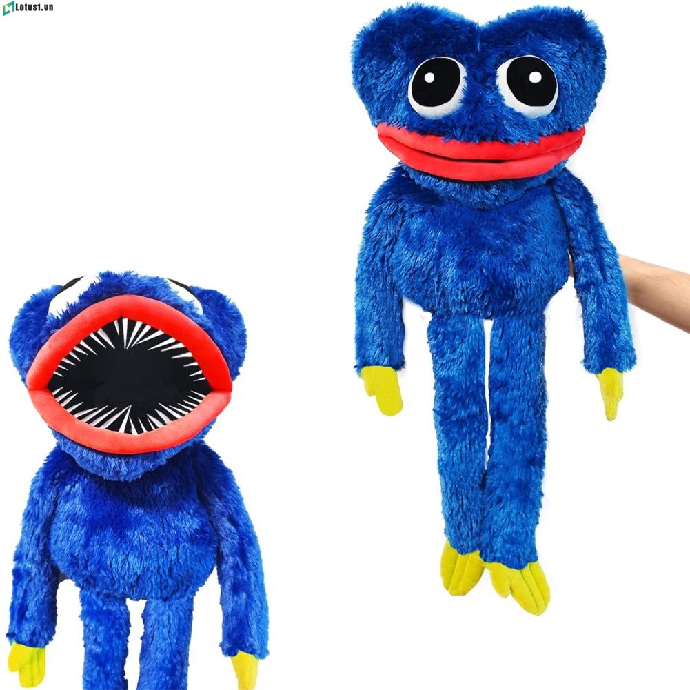 50cm Huggy Wuggy Đồ Chơi Sang Trọng Tay Con Rối Poppy Thời Gian Chơi Huggy Wuggy Tay Con Rối cho Bé Trai và Bé Gái Màu Xanh Đã Sẵn Sàng kho