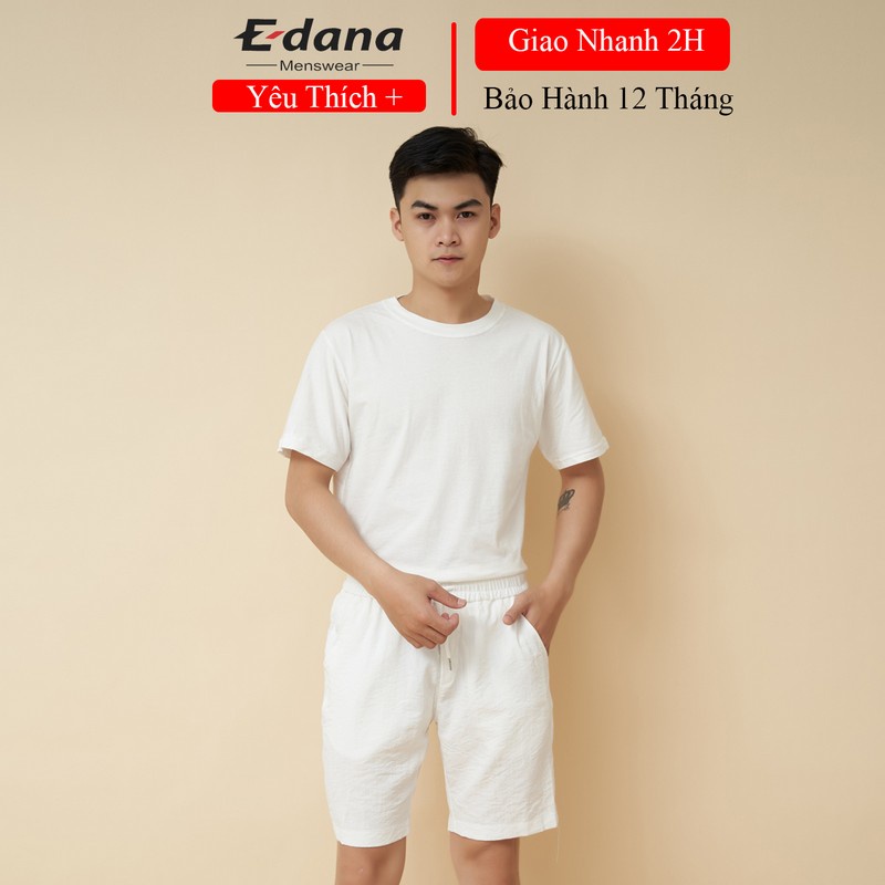 Áo thun trơn Edana Menswear đẹp cổ tròn cao cấp dành cân nặng 45 - 85kg | BigBuy360 - bigbuy360.vn