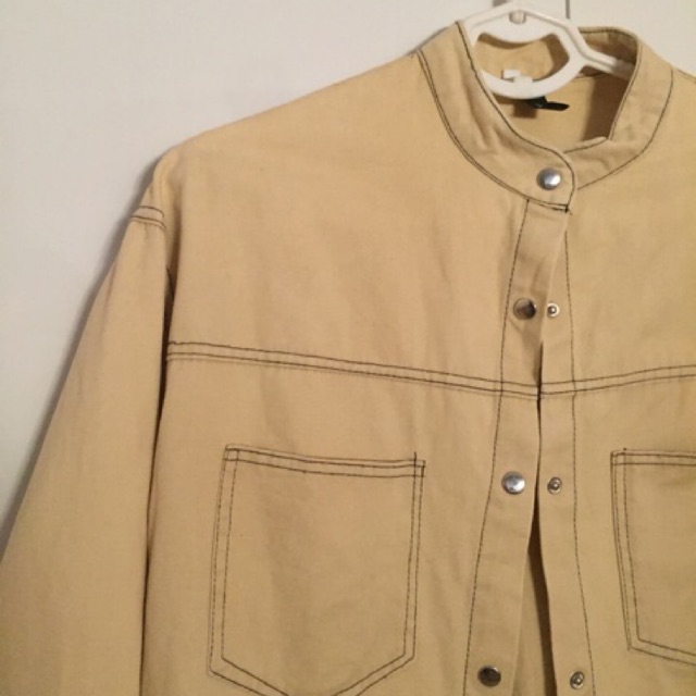 Combo Kaki jacket và bomber