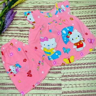 Bộ tôn bé gái 10-14kg hình thật