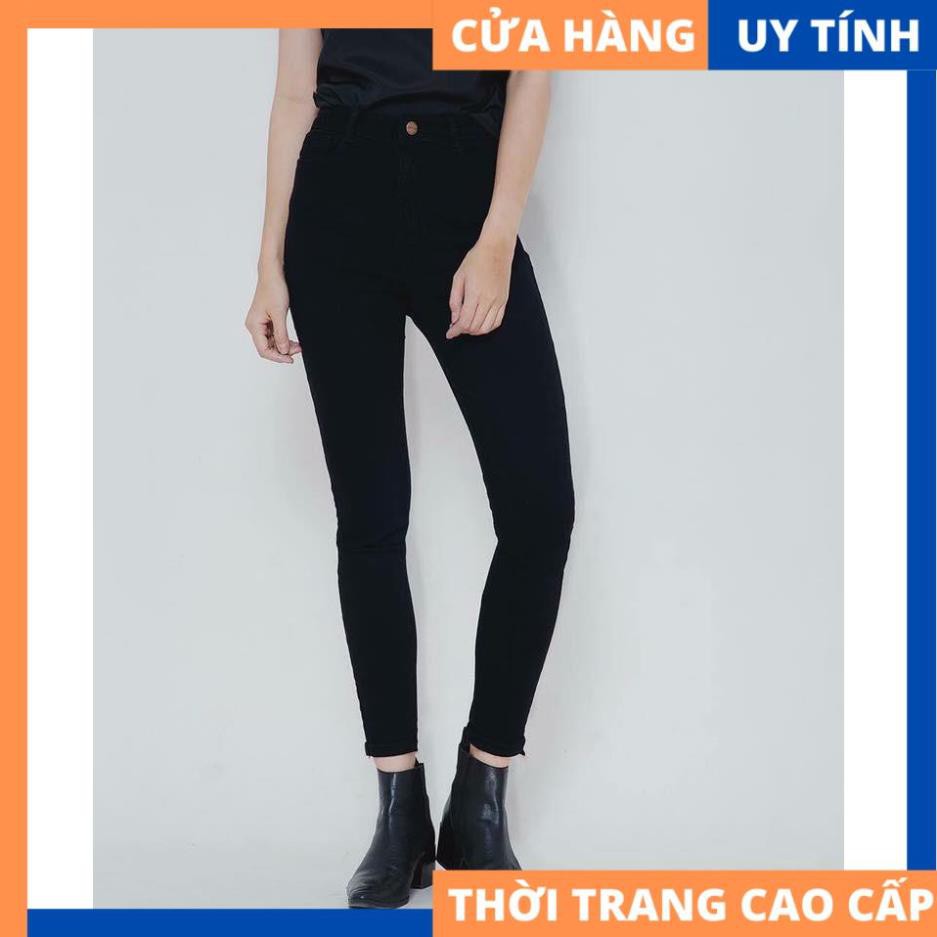 Quần jean nữ HM lưng cao tôn dáng cực kỳ [HÀNG CAO CẤP]