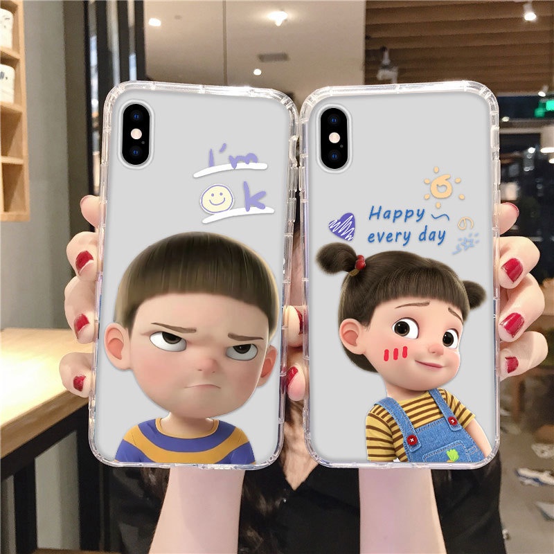 Ốp Điện Thoại Chống Sốc In Hình Cô Gái Vui Nhộn Cho Iphone 13 Pro 11 Pro Max Xr 6s 7 8 Plus 12 Mini 14 Pro Xs Max