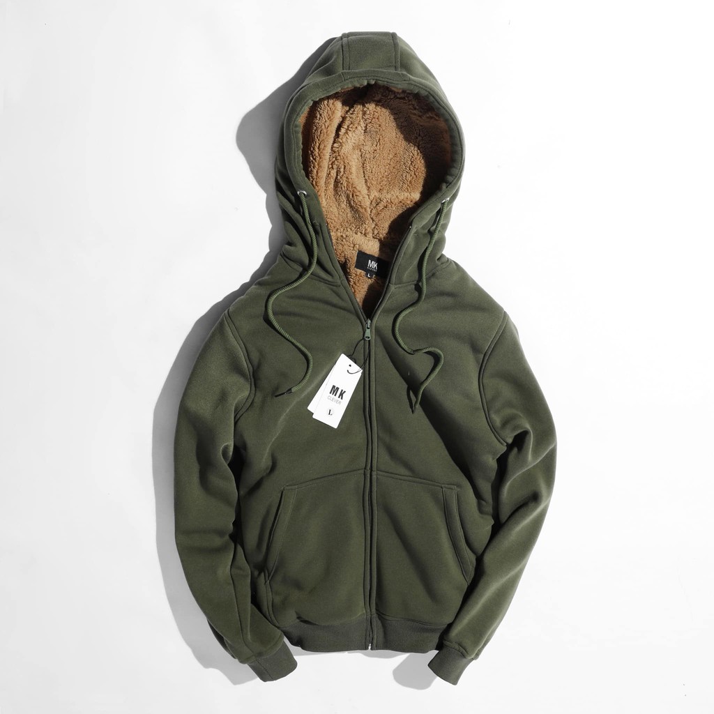 Áo Nỉ Mùa Đông Nam Nữ Unisex Lót Lông Cừu Ấm Áp Style Hàn Quốc Trẻ Trung | BigBuy360 - bigbuy360.vn