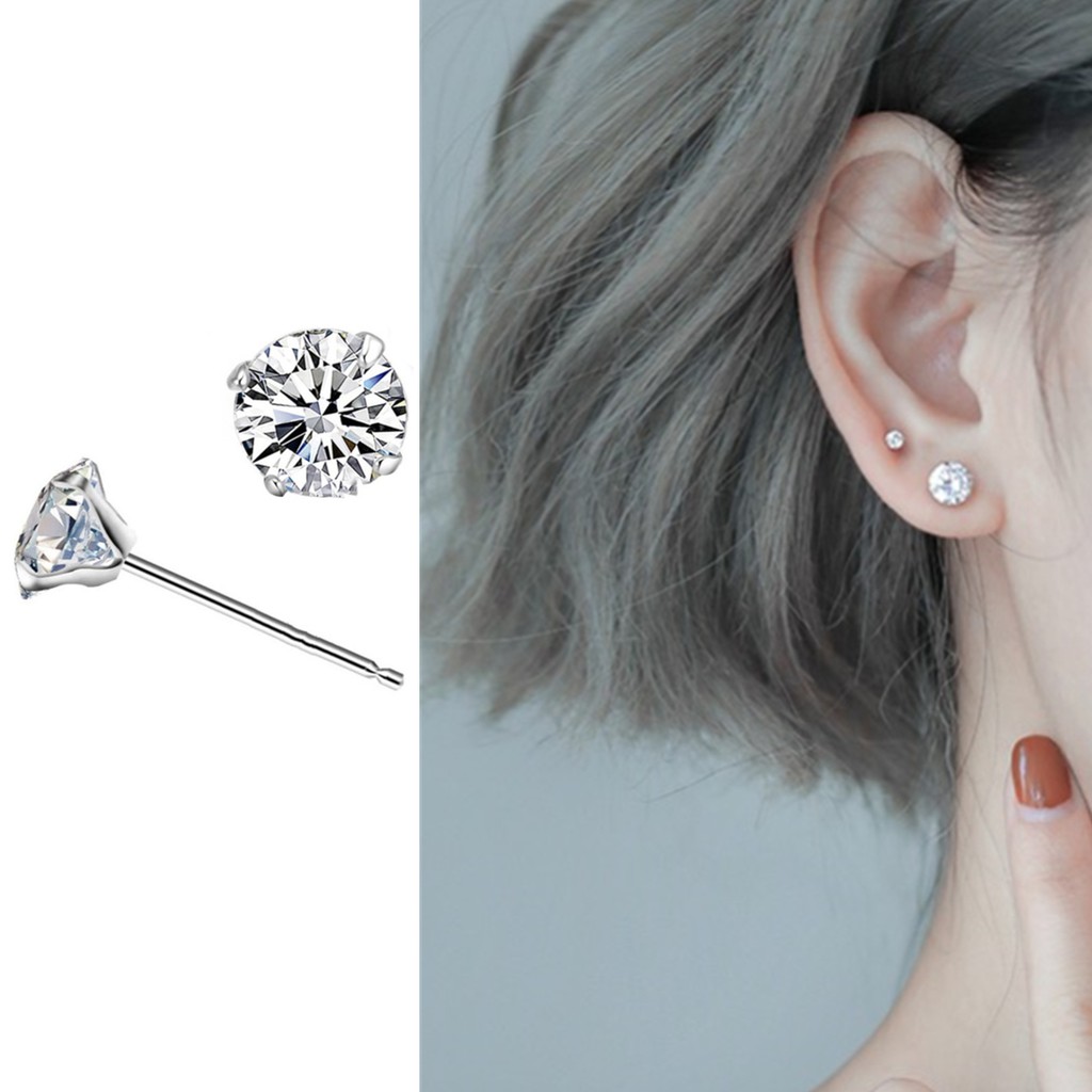 Bông Tai Đính Đá Xinh Xắn Thời Trang Hàn Quốc A713