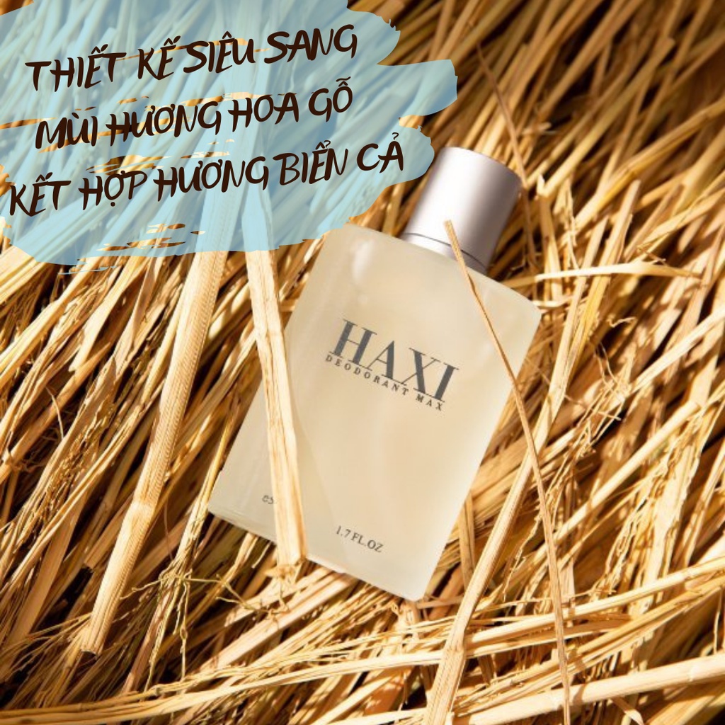 Xịt Khử Mùi Hôi Nách Haxi,Khử Mùi Hôi Chân , Mùi Cơ Thể , Giảm Thâm, Khô Thoáng Giảm Thâm Nách Mùi Hương Tự Nhiên 50 ml
