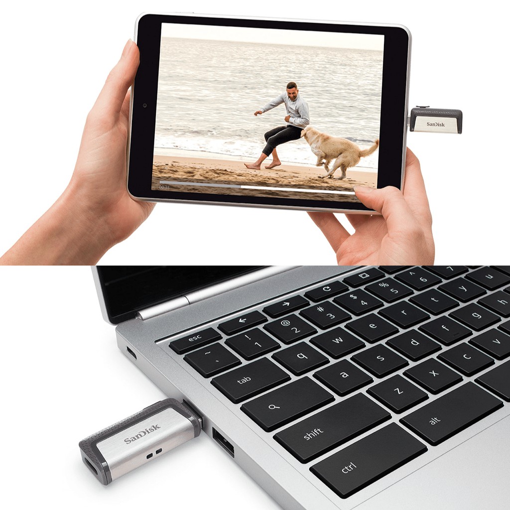 USB OTG 3.1 Gen 1 SanDisk 64GB SDDDC2 Ultra Dual Drive USB Type-C upto 150MB/s + đèn LED USB | BigBuy360 - bigbuy360.vn