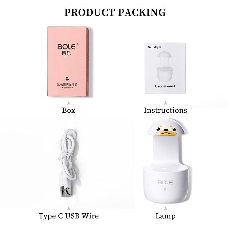 Set 2 hộp gel sơn móng BORN PRETTY trong suốt chất lượng cao 5g