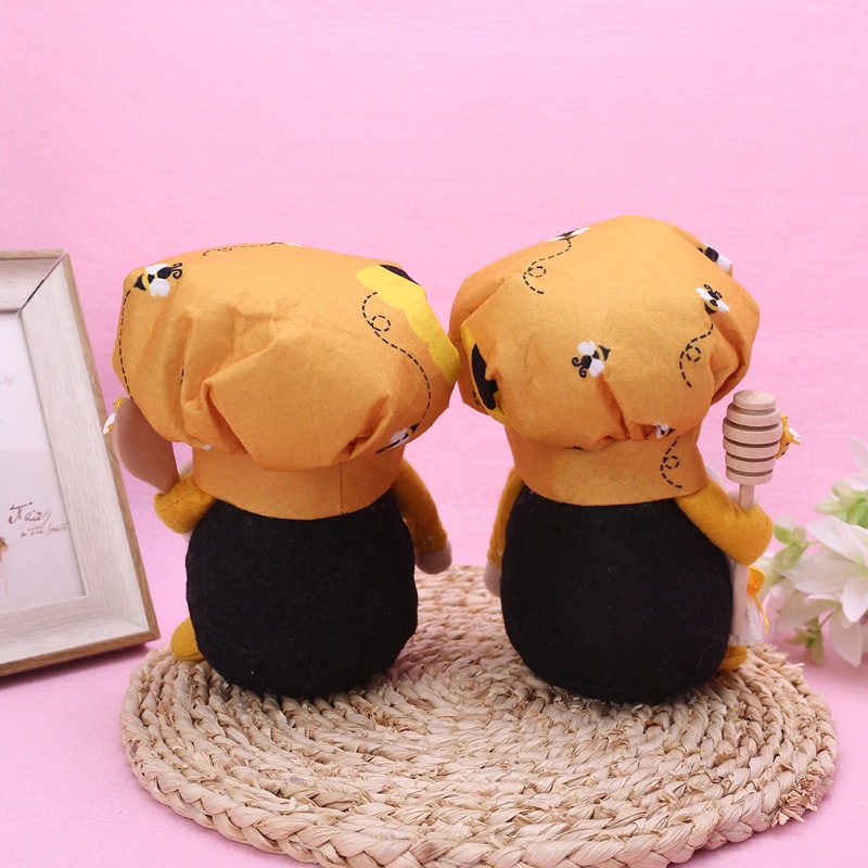 Mô Hình Búp Bê Yêu Tinh WMMB Bumble Bee Gnome Scandinavian Tomte Nisse Dwarf Thụy Điển Trang Trí Nhà Cửa Nông Trại