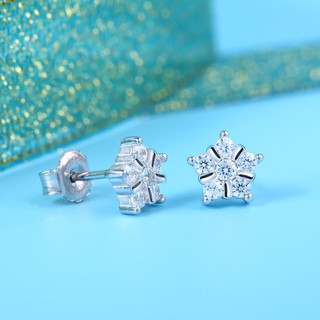 Bông tai bạc Strong Stars