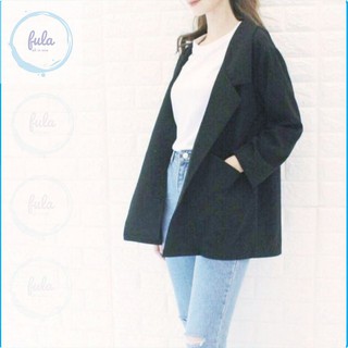 [Ảnh thật/Video] Áo vest nữ blazer , Áo Blazer phong cách Hàn quốc 2 lớp thời trang cao cấp Fula