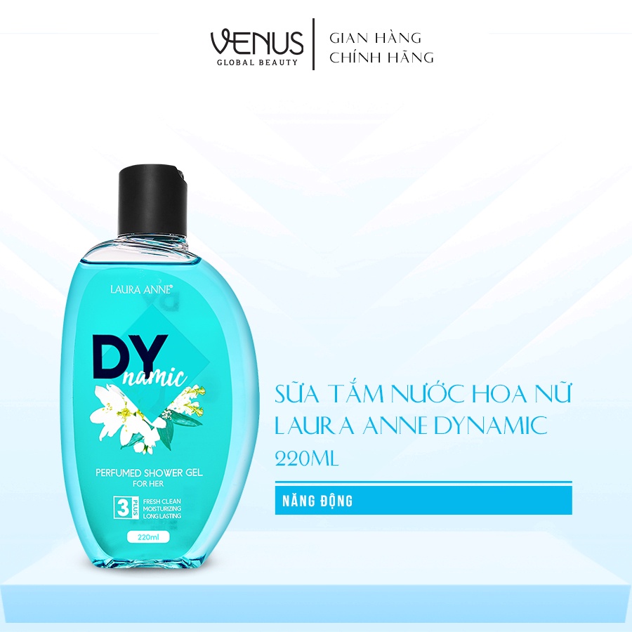 Sữa tắm nước hoa nữ Laura Anne Dynamic for her 220ml