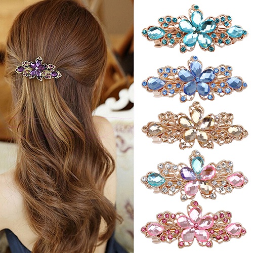 Kẹp tóc đính đá sang trọng cho nữ