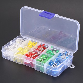 300pcs 3mm 5mm Assorted Color LED Light Emitting Diode Assortment Kit