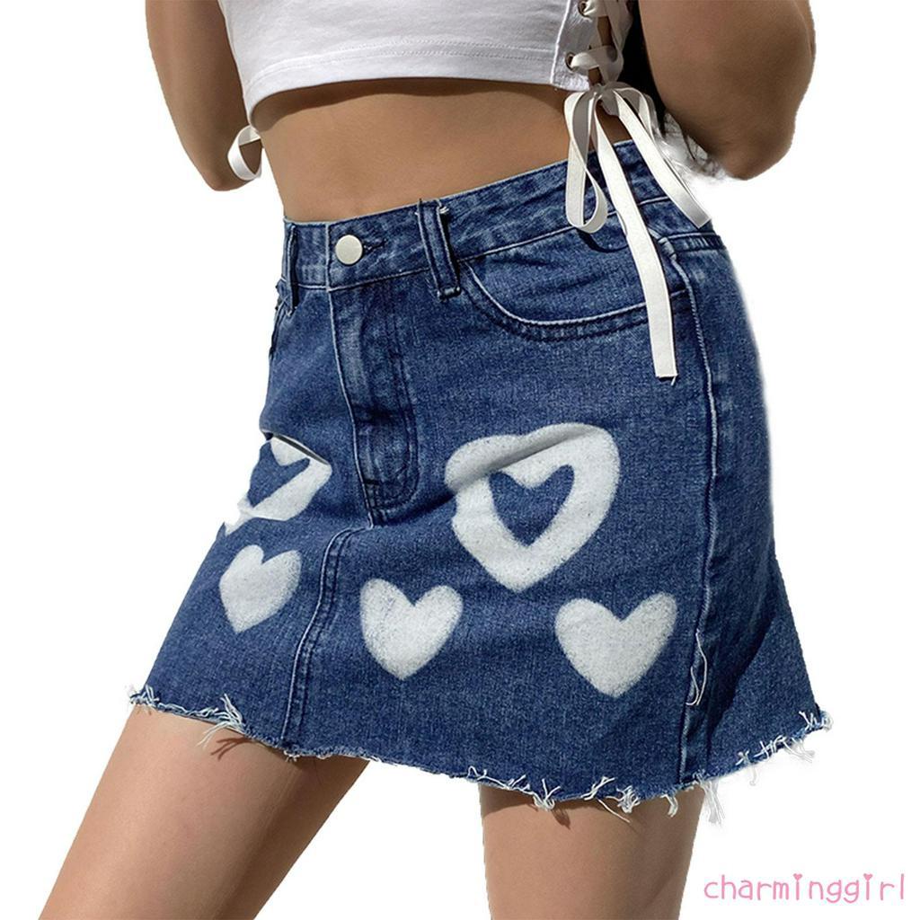 Chân Váy Jeans Thời Trang Dành Cho Nữ