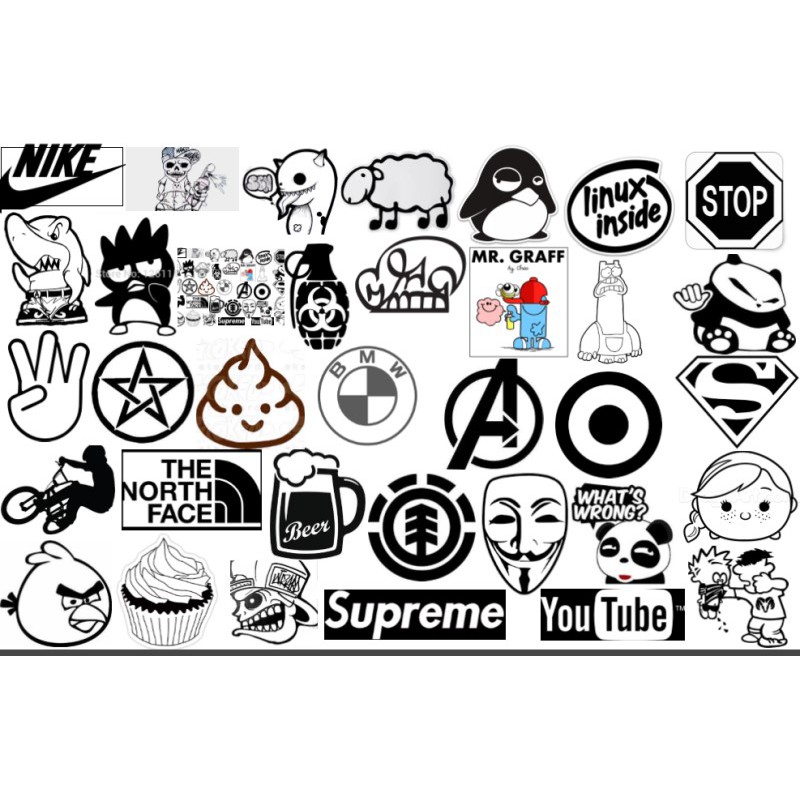 STICKER Dán Vali, xe, barber shop, Mũ bảo hiểm , macbook, đàn, tường... Nhập mã VANG3SP để giảm 15k khi mua từ 3 set