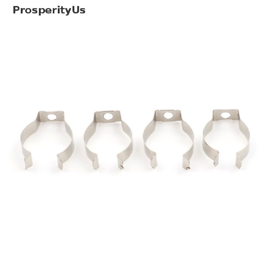 Bộ 4 Giá Đỡ Đèn Ống T8 Màu Bạc Dạ Quang